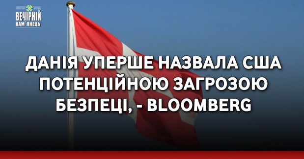 Данія уперше назвала США потенційною загрозою безпеці, - Bloomberg