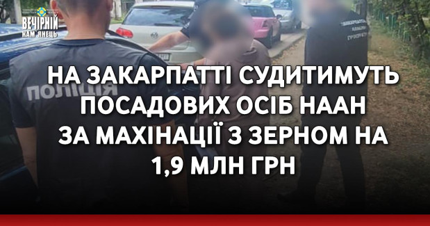 На Закарпатті судитимуть посадових осіб НААН за махінації з зерном на 1,9 млн грн