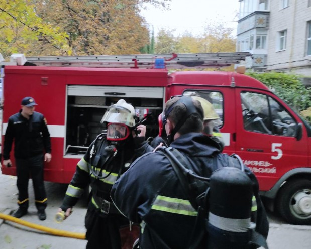 У Кам'янці-Подільському сталася пожежа в девятиповерхівці