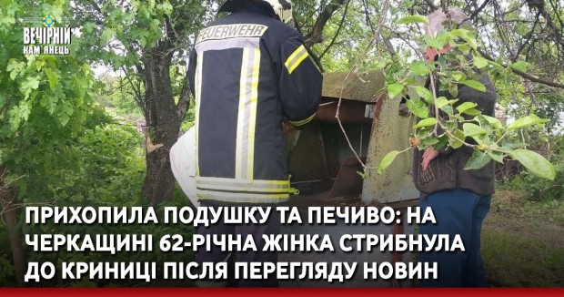 Прихопила подушку та печиво: на Черкащині 62-річна жінка стрибнула до криниці після перегляду новин