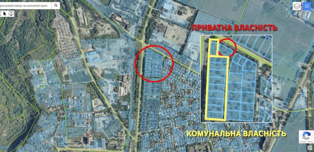 ПІД ДІЛЯНКА №1 вул. Руслана Конюшенка (колишн. Пархоменка) – Нігинське шосе – провулок Заводський (на Схід від вул. Нігинське шосе). Ділянка розбита на 11 секторів. Крайній правий сектор з Півночі – у приватній власності.