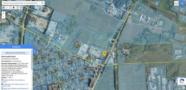 Земельна ділянка по вул. Хмельницьке шосе