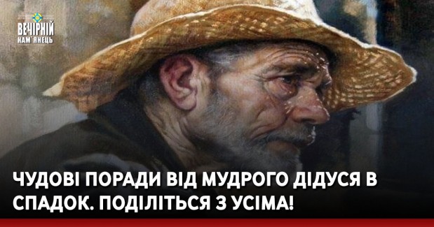 Чудові поради від мудрого дідуся в спадок. Поділіться з усіма!