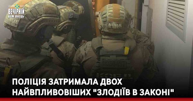 Поліція затримала двох найвпливовіших "злодіїв в законі"