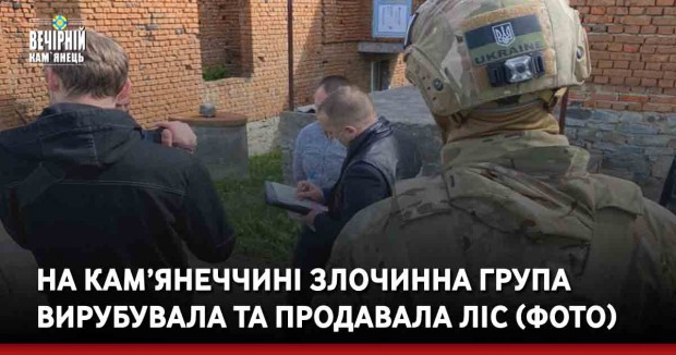 На Кам’янеччині злочинна група вирубувала та продавала ліс (ФОТО)