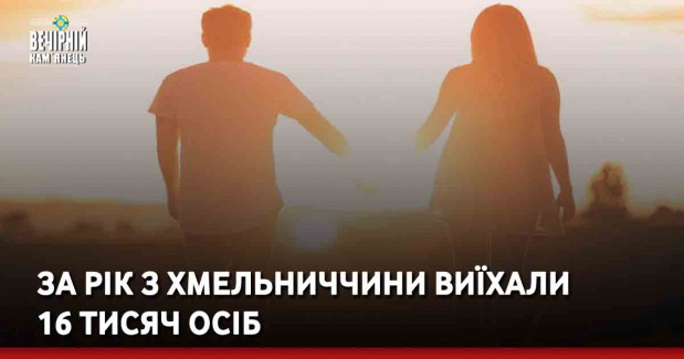 За рік з Хмельниччини виїхали 16 тисяч осіб