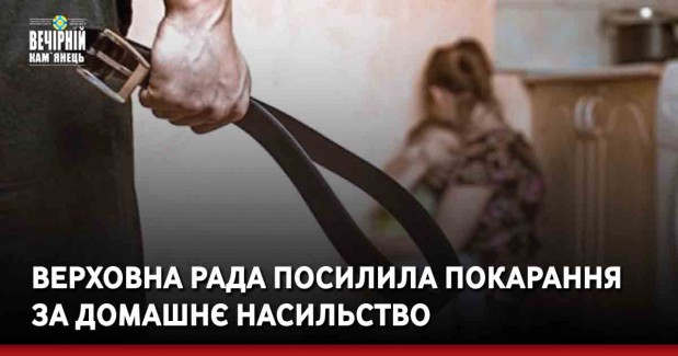 Верховна Рада посилила покарання за домашнє насильство