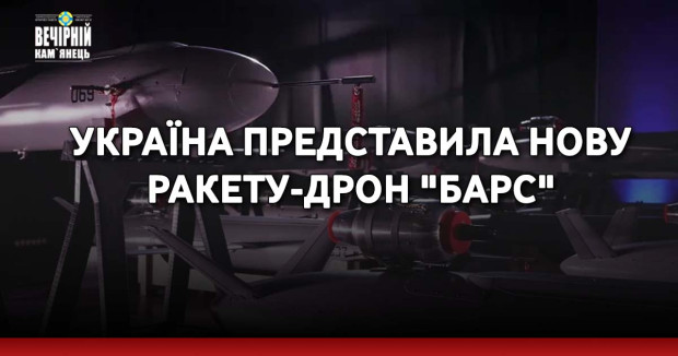 Україна представила нову ракету-дрон "Барс"