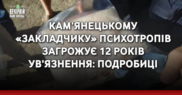 Кам’янецькому «закладчику» психотропів загрожує 12 років ув’язнення: подробиці