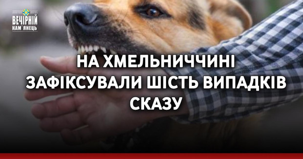 На Хмельниччині зафіксували шість випадків сказу