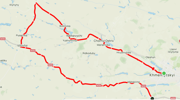 ускладнено рух