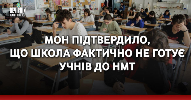 МОН підтвердило, що школа фактично не готує учнів до НМТ