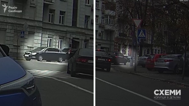 Згодом «Схеми» зафіксували, як відомча автівка Skoda виїхала з Офісу президента